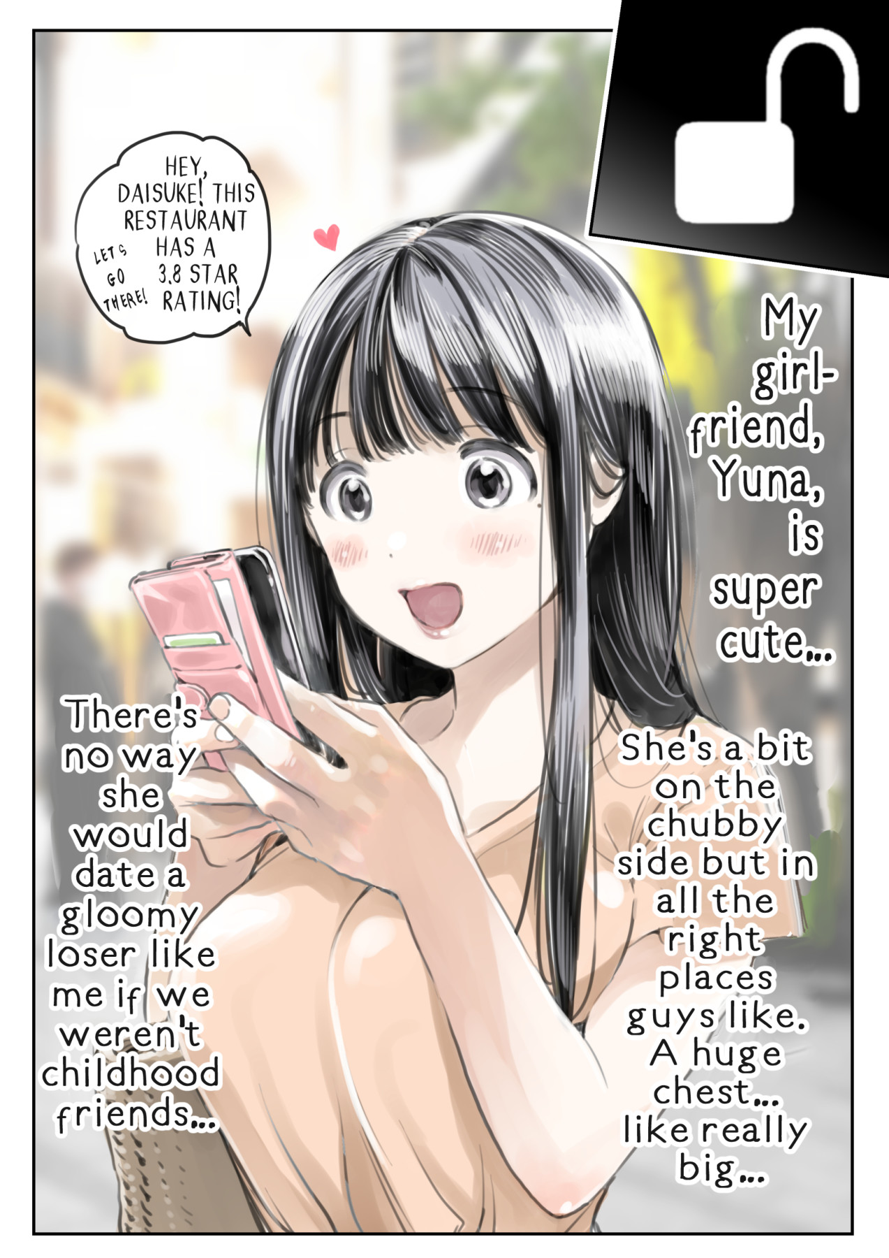 Hentai Manga Comic-I Just Snooped through Her Smartphone-Chapter 1-5